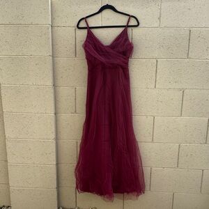 RIHOAS Wine Red Maxi Dress
